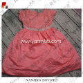 Pink poncho princess dress,middle of pearl decoration